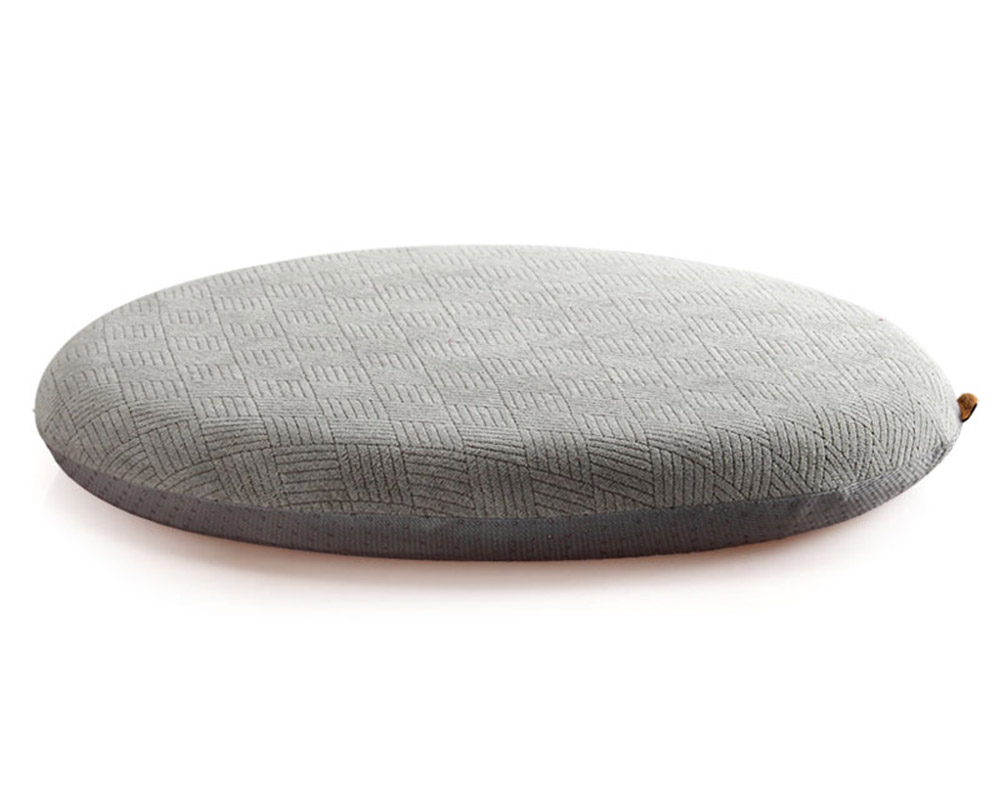 Short Plush Round Cushion