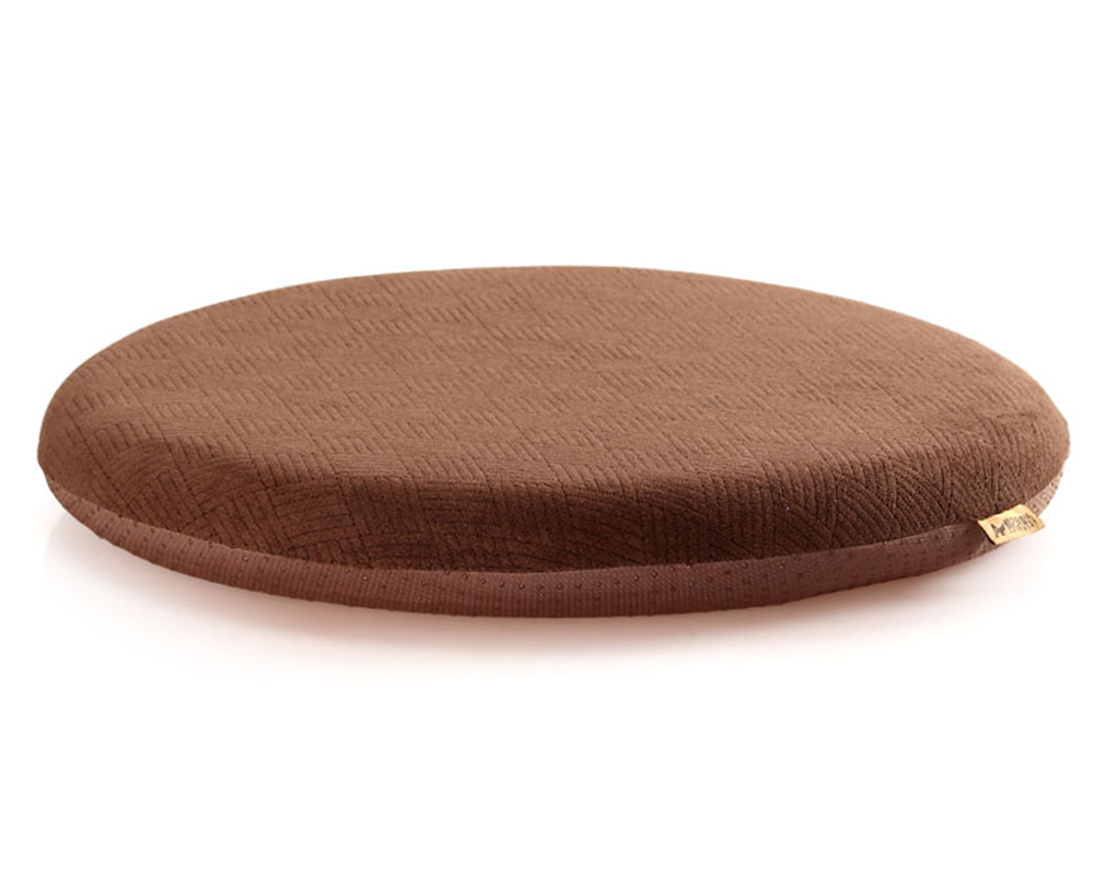 Short Plush Round Cushion