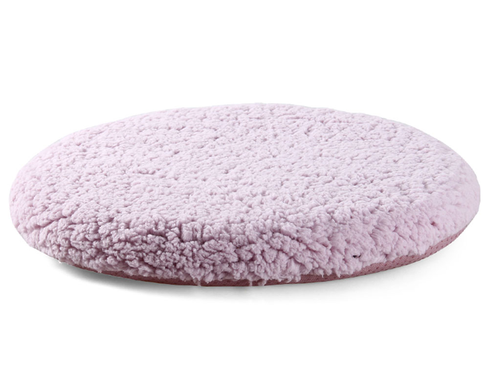 Sherpa round cushion